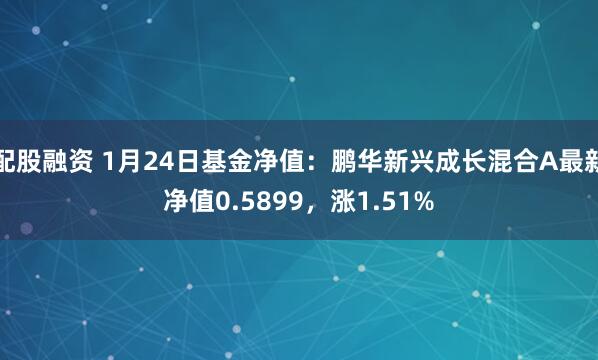 配股融资 1月24日基金净值：鹏华新兴成长混合A最新净值0.5899，涨1.51%