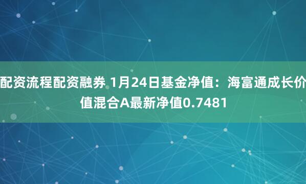 配资流程配资融券 1月24日基金净值：海富通成长价值混合A最新净值0.7481